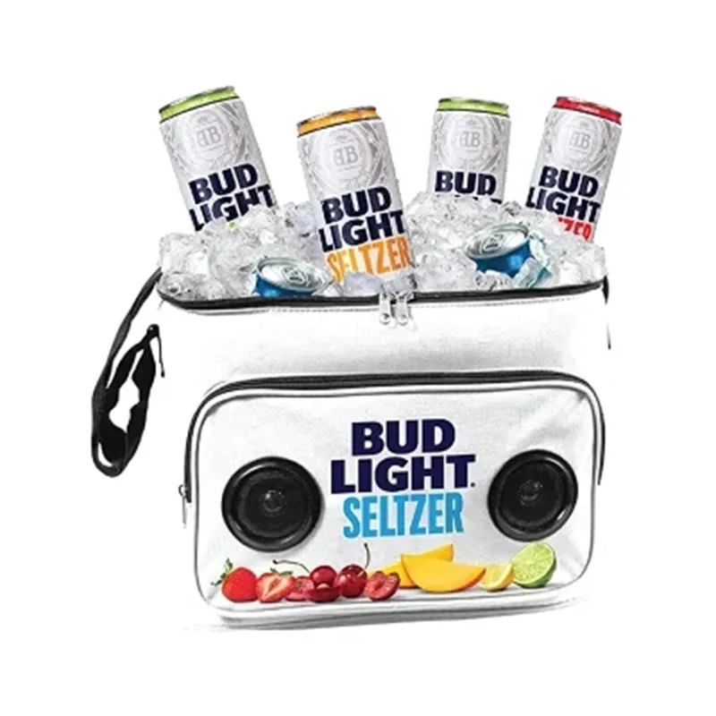 Portable Insulated Cooler Bag with Built in Speaker High Quality Speaker Beer Pack for Outdoor Traveling Cooler Speaker