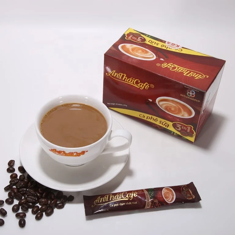 HOT HOT VIETNAMESE 3 IN 1 COFFEE BEST VIETNAM MIXED COFFEE FROM PROFESSIONAL MANUFACTURER BEST PRICE FOR WHOLESALE AN THAI CAFE