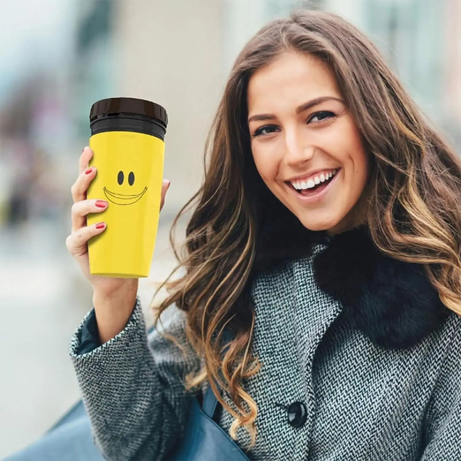 Unique Twizz Travel Mug Cup with Straw Leak Proof Design Coverless Coffee Aperture Water  Cup for sports children dropshipping