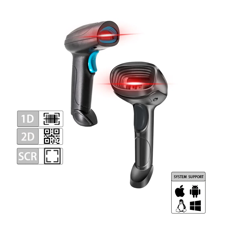 SMT4S11CWB handheld passport  Fast Speed Hands-Free wireless code qr scanner barcode  reader scanned with   sticker gun memory