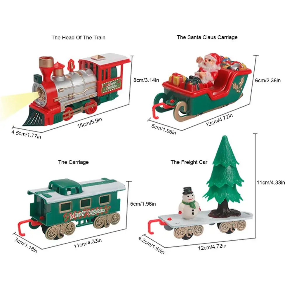 22 шт. Рождество классический поезд, комплект для маленького мальчика, спортивные игрушечного электрического легкая музыка рождество электронный игрушечный поезд