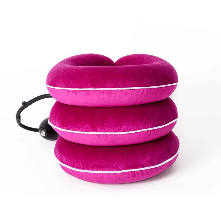 Best Medical Health Care Cervical Unisex Fixation Inflatable & Adjustable Neck Traction with Air Pump