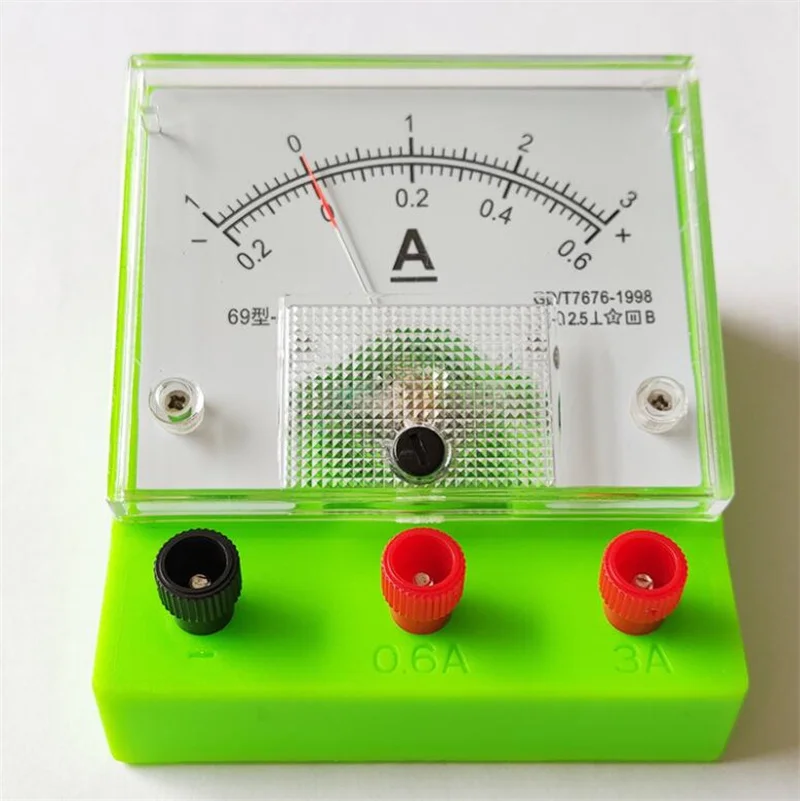 Factory direct selling Physics experiment practical portable transparent 69 sensitive voltmeter ammeter teaching instrument