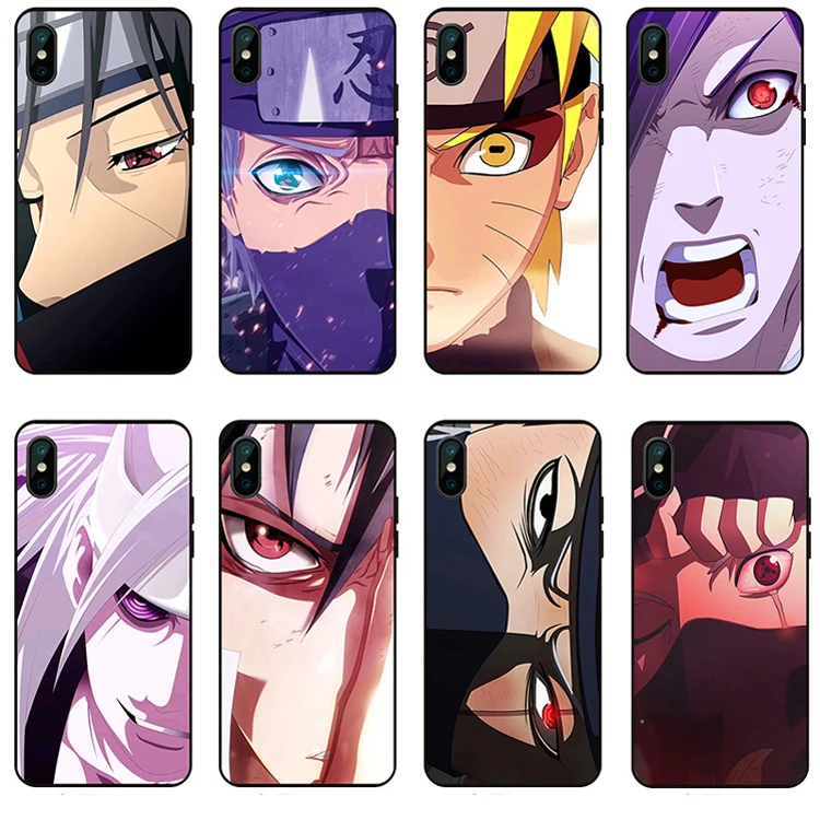 
2019 Japan Cartoon Fashion Customized Protective Anime Naruto Mobile Phone Case 