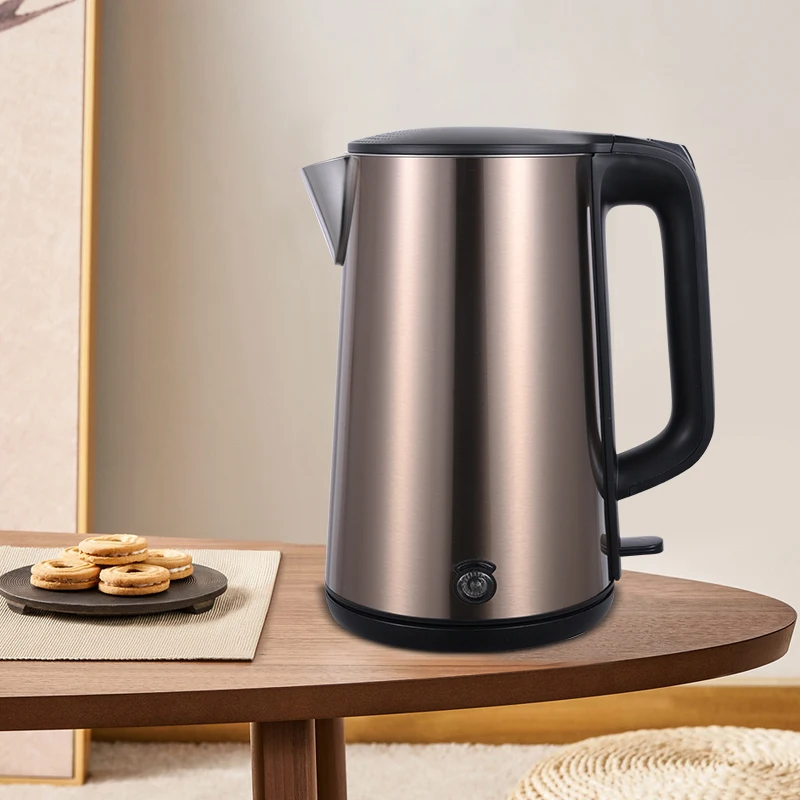 Professional manufacture  18l thermostatic electric double wall cool touch plastic kettle