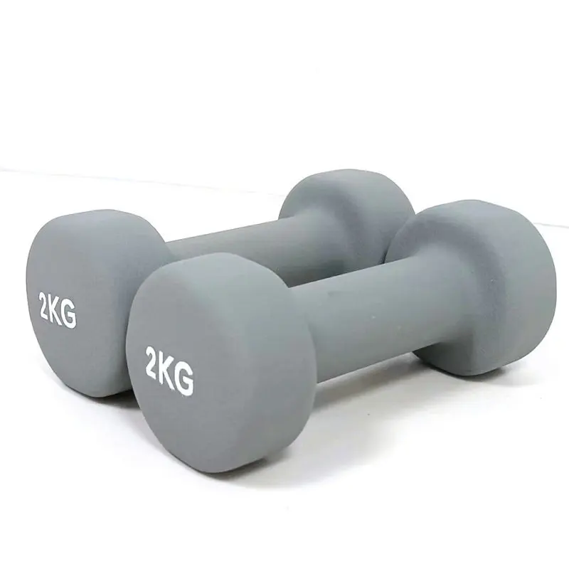 Gym Equipment 1kg 2kg 3 kg 10kg Ladies Hexagonal Dumbbell Small Colorful Set Of 2 Neoprene Hex Dumbbell Set