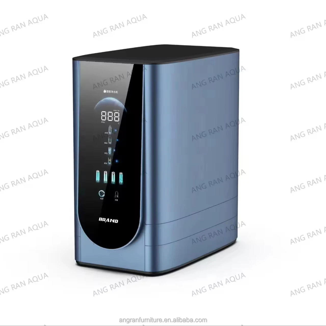 5 stages 400gpd 0.01 micron tap tap water filter alkaline purifier steel water filter reverse osmosis