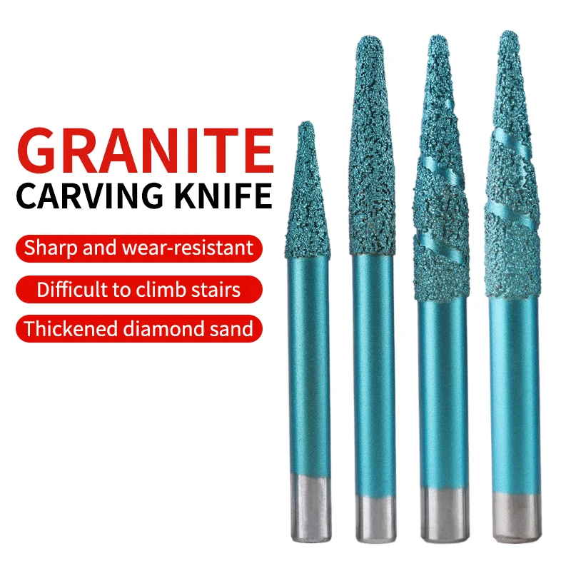 Precision  Carving Drill bit Clamp Welding Process Sturdy  Durable  CNC  Stone Carving milling cutter