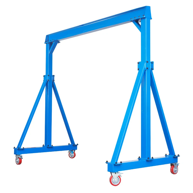 Custom Material Lifting Overhead Crane 1ton 2ton 3ton Portable Mobile Gantry Crane with good Price