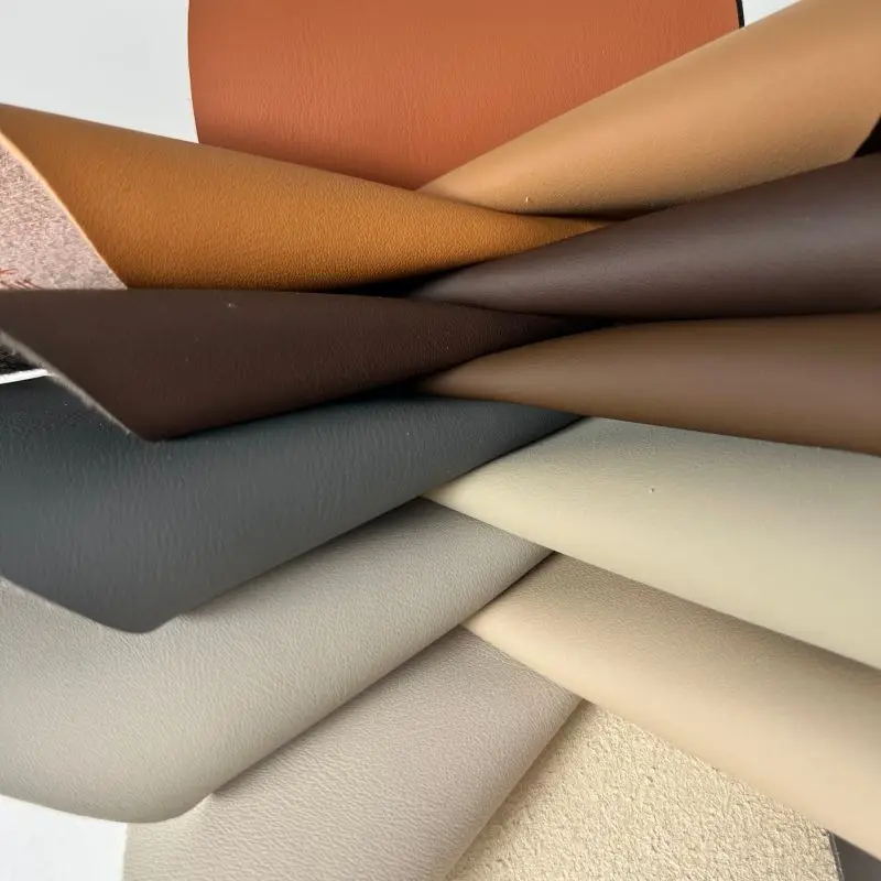 PU PVC Faux Leather Sofa Leatherette Fabric Roll Car Upholstery Automotive Synthetic Leather China Rexine Leather