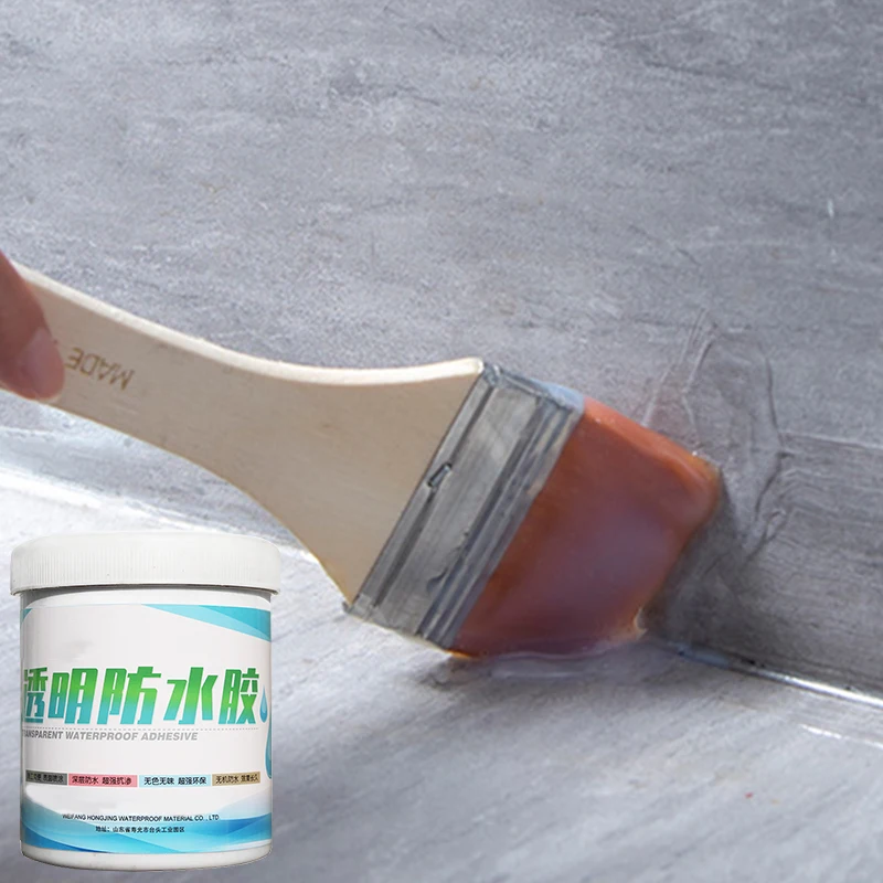 Hot Sale Leak Proof Spray Brush Transparent Waterproof Adhesive For Window Sill Crack Of Toilet