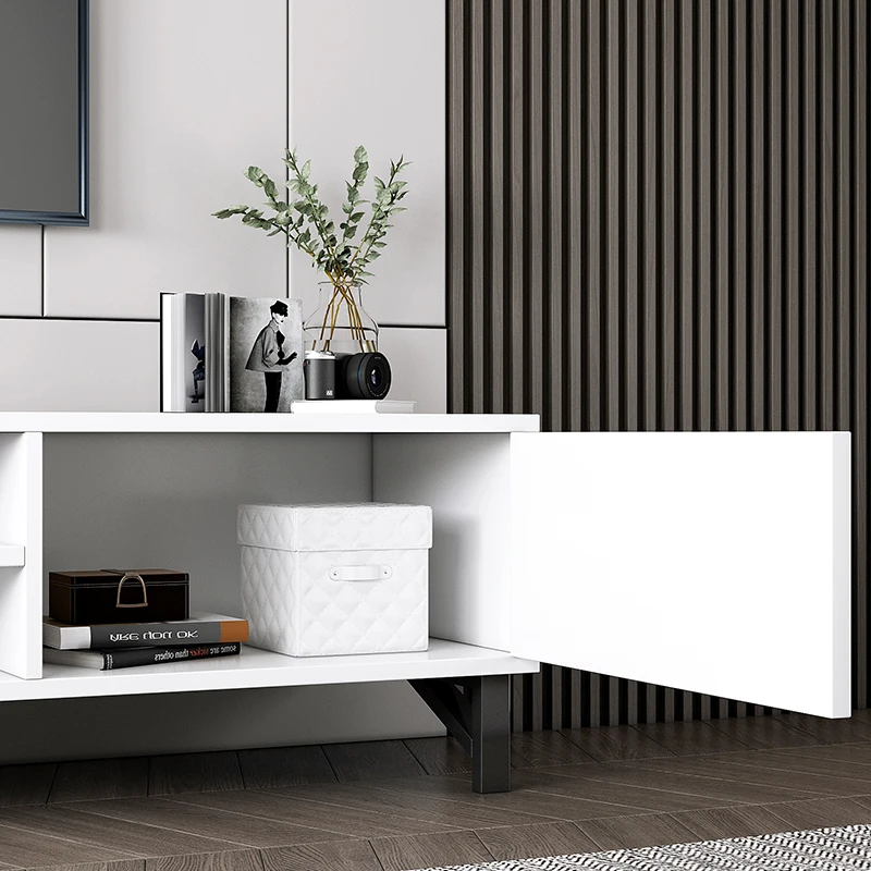 Modern design wooden tv cabinet with showcase for Living Room Furniture