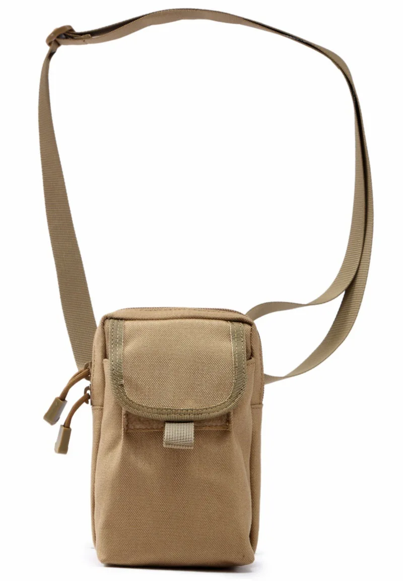 1000D Nylon Tactical Molle Pouches Mini Crossbody Bag Messenger Casual Pack Waist Bag EDC Phone Pouch