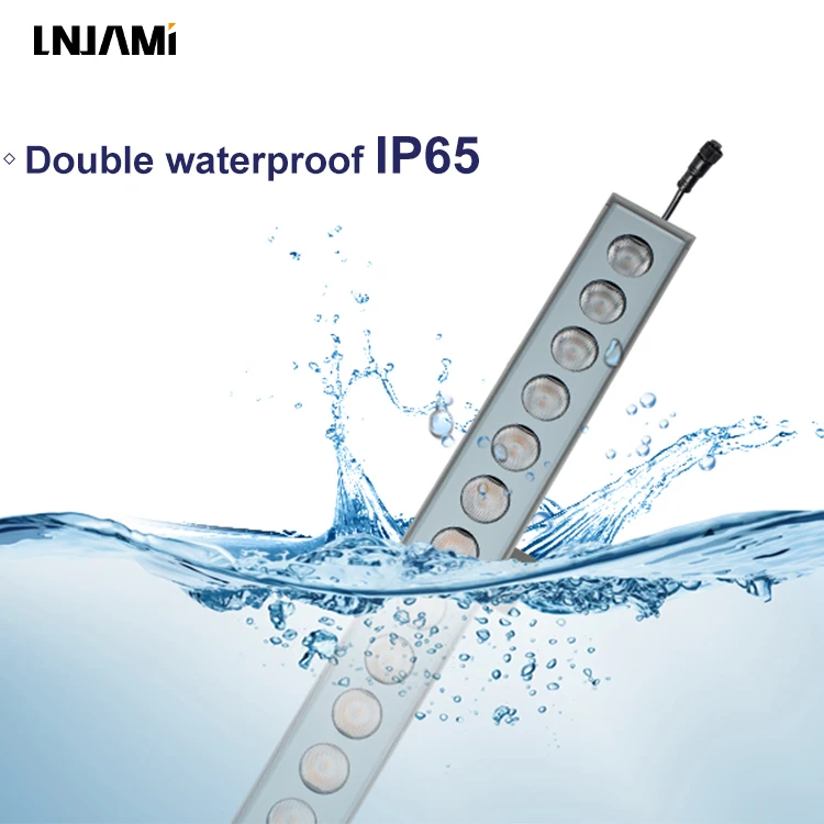 LNJAMI 36W DC24V LED Wall Washer IP65 Waterproof RGB Wallwasher Light For Outdoor Landscape Bridge Building Facade Lighting