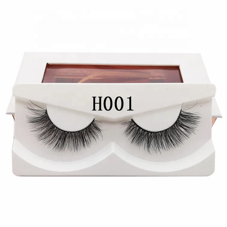 Custom Wholesale Natural Fake Eyelashes Horse Hair Eyelashes Vendor