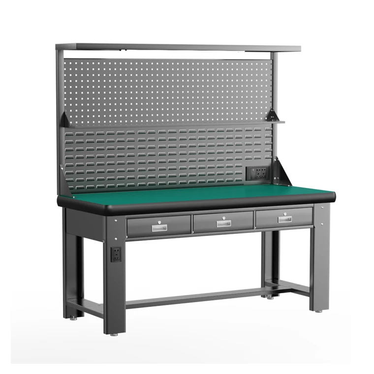 factory OEM ODM  Clean Room Office Lab steel esd safe antistatic solid wood technical electronics workshop repair workbench