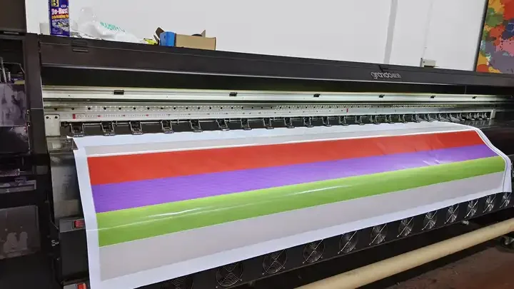 240G-750G 3.2M Coated Matte Advertising Material Lona Roll Hot Lamination Frontlit Pvc Flex Banner