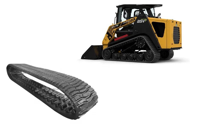 Hiqh Quality New 280x102.1 Series Rubber Track for ASV Compact Multifunctional Construction Machinery Spare Parts attachments