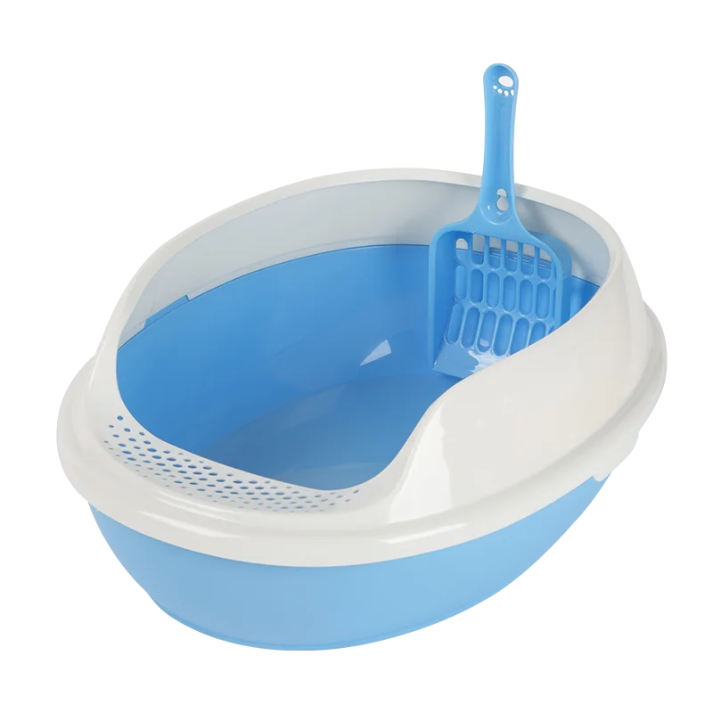 Wholesale Plastic Indoor Smart Cat litter Tray Toilet Open Bentonite Cat Litter Box for Cat
