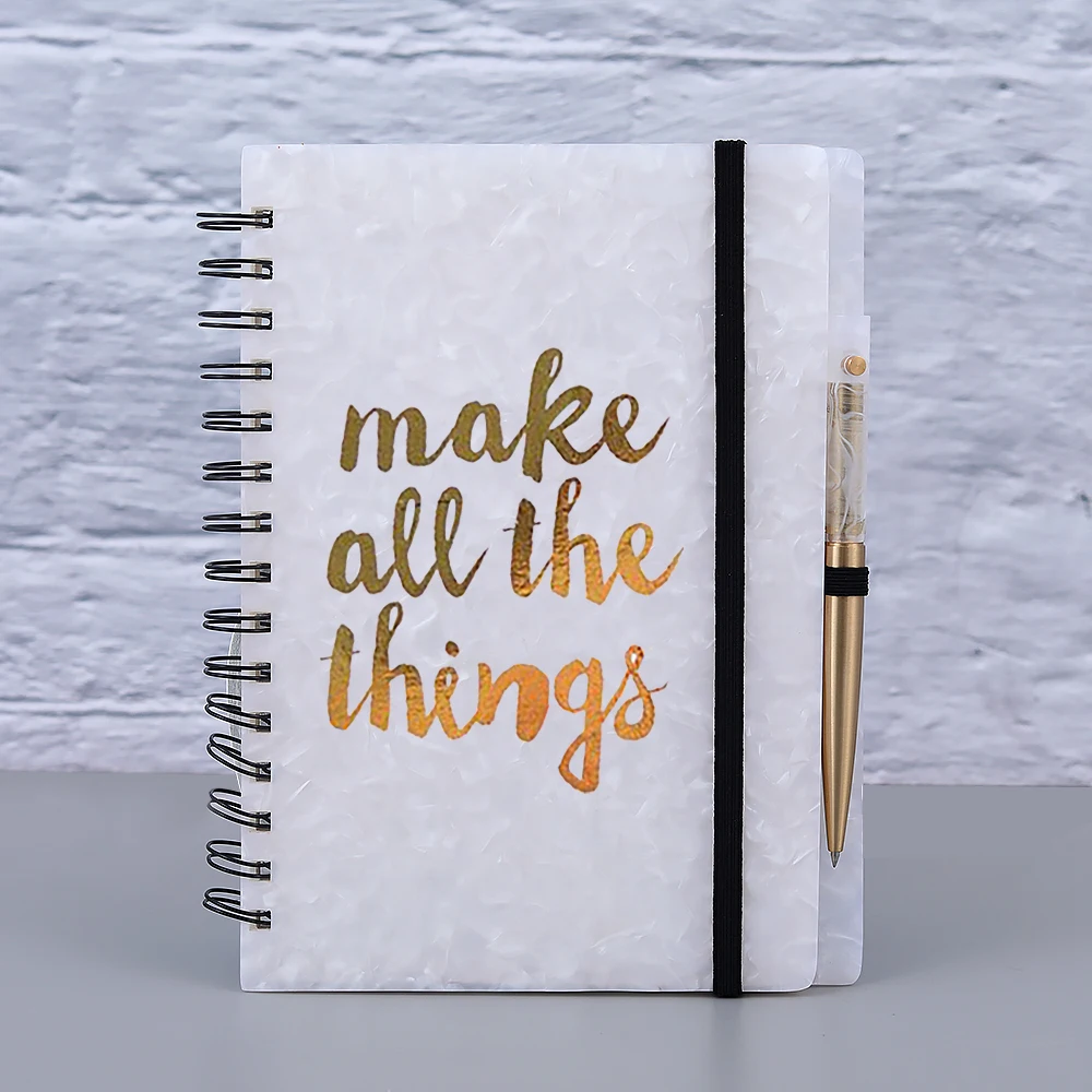 personalized design journal notebook acrylic notebooks customizable