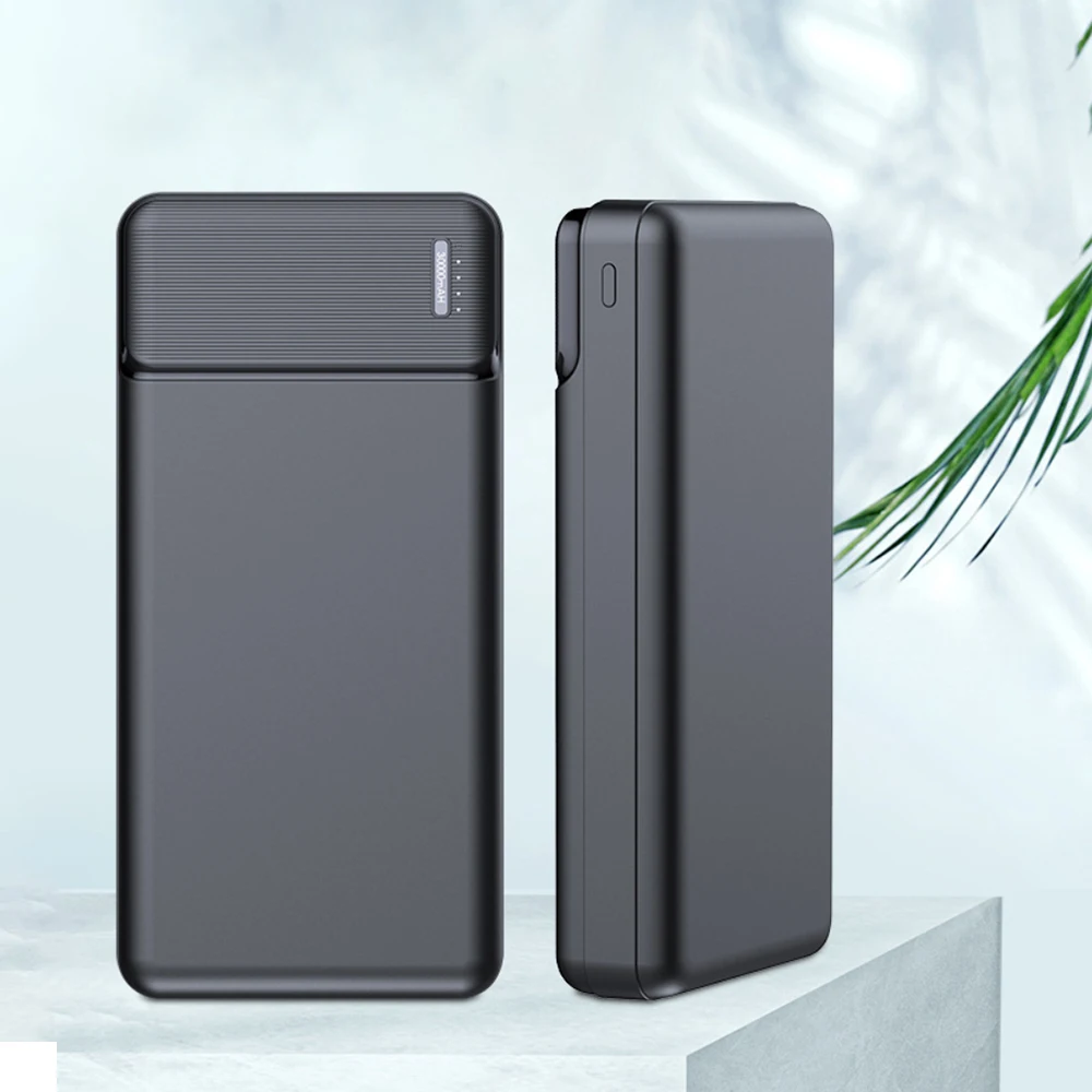 Newest ABC Lithium Black Powerbank 20000mAh Longsize Camping Travel 22.5W PD Fast Charge Power Bank