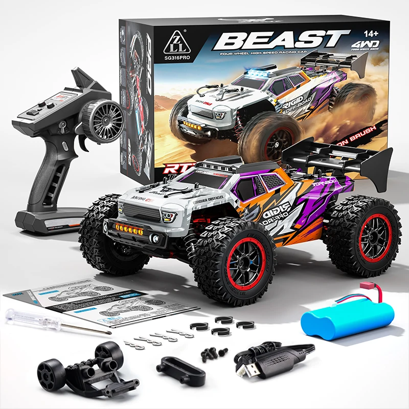 ZLL SG316 PRO 1/16 карбоновая щетка 4WD 40 км/ч гоночный автомобиль 2 4 г высокоскоростной внедорожный Дрифтерный