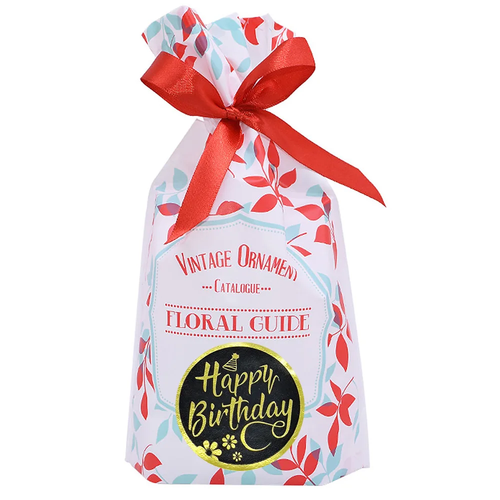 Wholesale Birthday Party Decorative Supplies Creative Waterproof Round Happy Birthday Stickers Personalized Self Adhesive Label