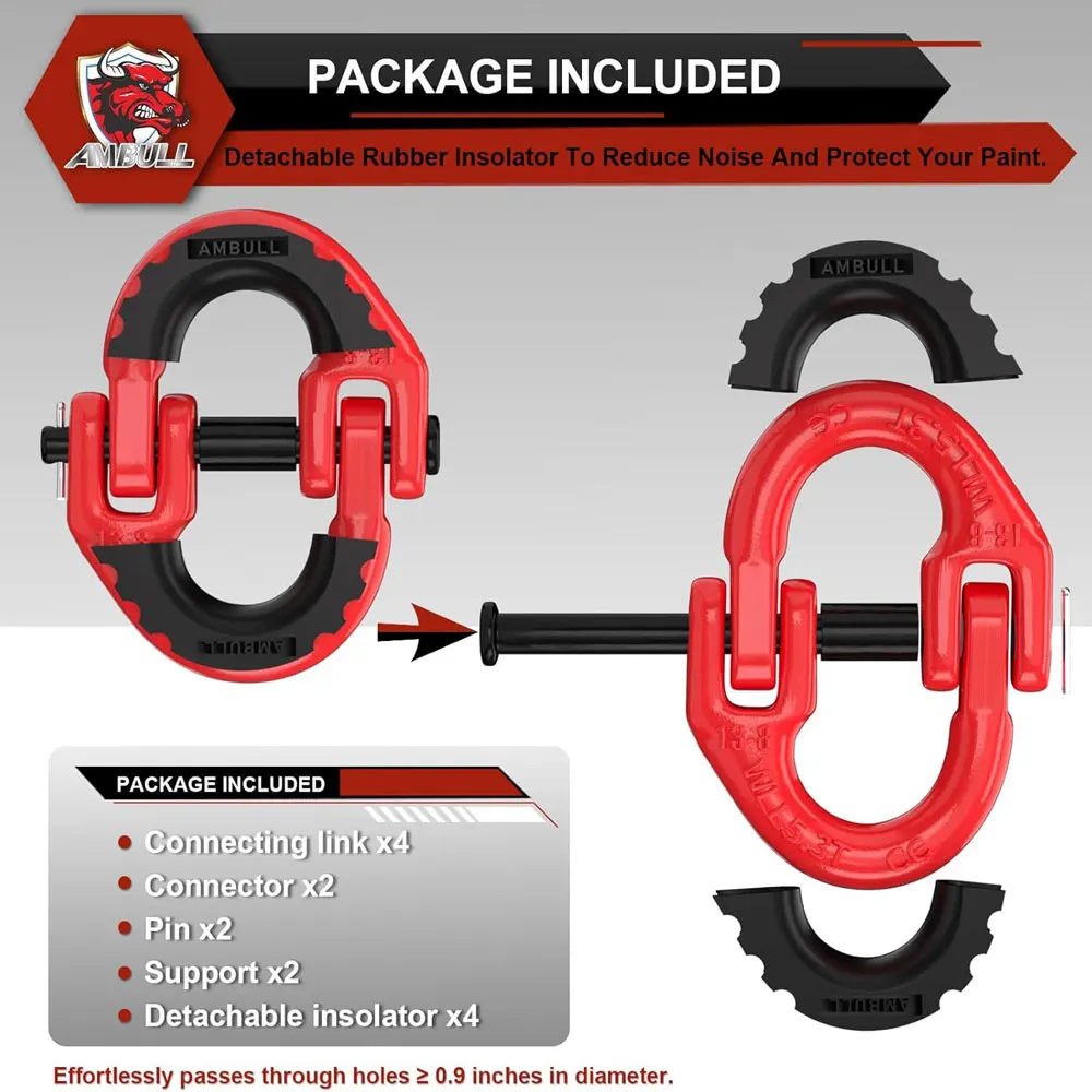 Factory Price Stainless Steel G80 Forged Lifting Hammer Lock Connecting Link Chain Ring Connector Hammerlock Connecting Link