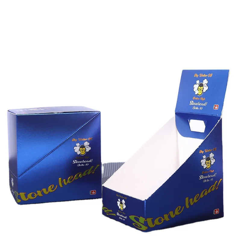 Shelf Ready Box Tear Away Packaging Paper Display Box Corrugated Cardboard Carton Shipper Counter Display Box Packing