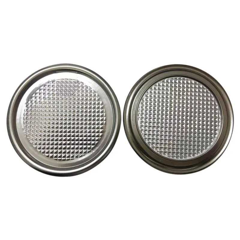 Aluminum Foil Seal Lid Tinplate Aluminum Easy Peel Off End Peel off Seal Closure Lid For Metal Can