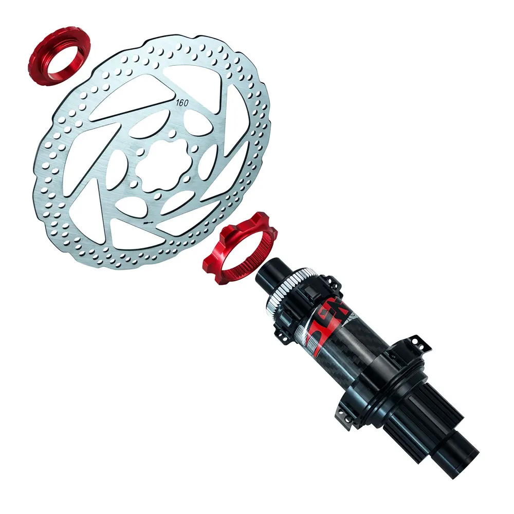 OEM/ODM Customize Center Lock Hub Adapter to 6-Bolt Disc Brake Hub Conversion Wheel Hub Center Lock Adapter