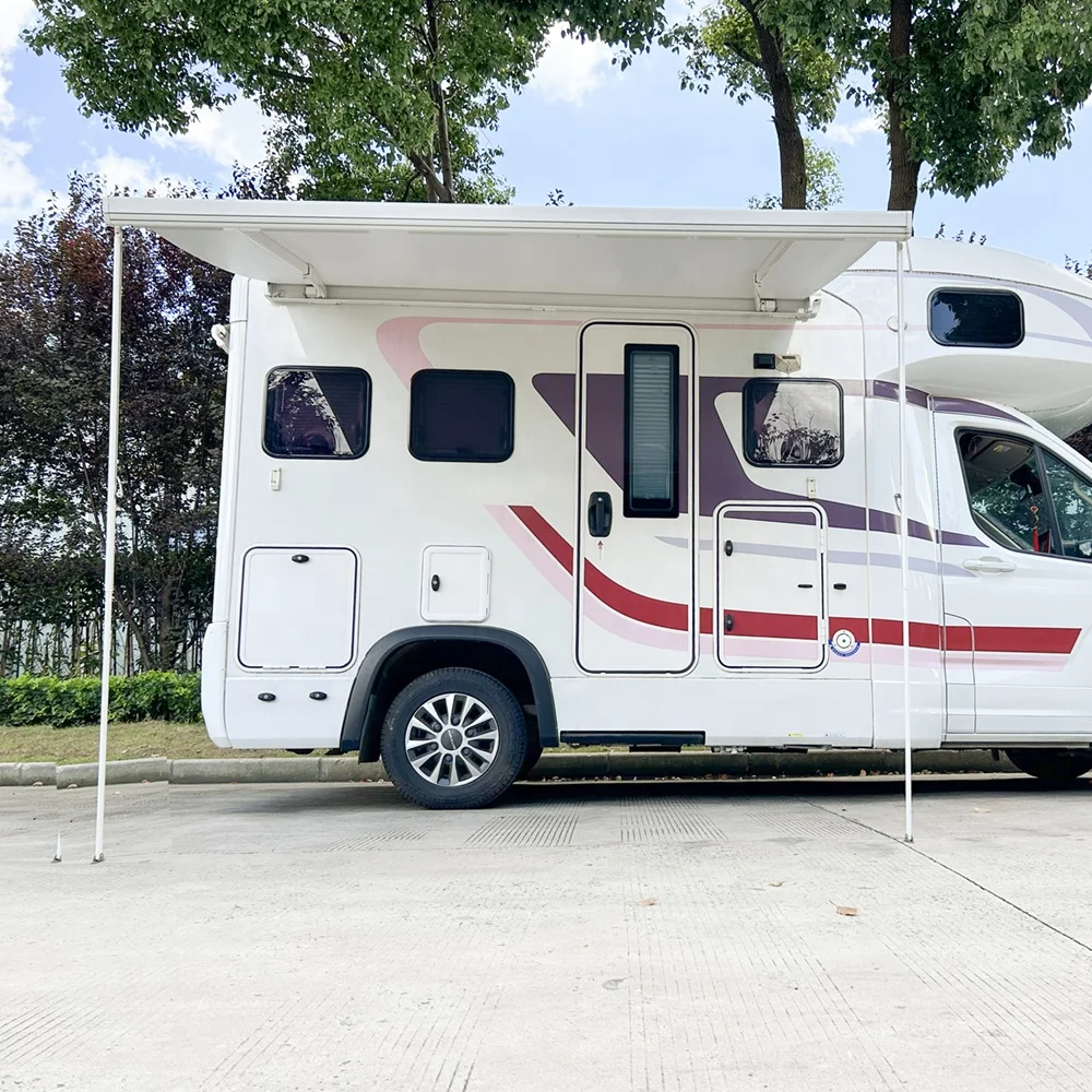 Wareda High-Stregnth Anti Corrosion Aluminum Case Manual Control Sunshade Caravan RV Awnings