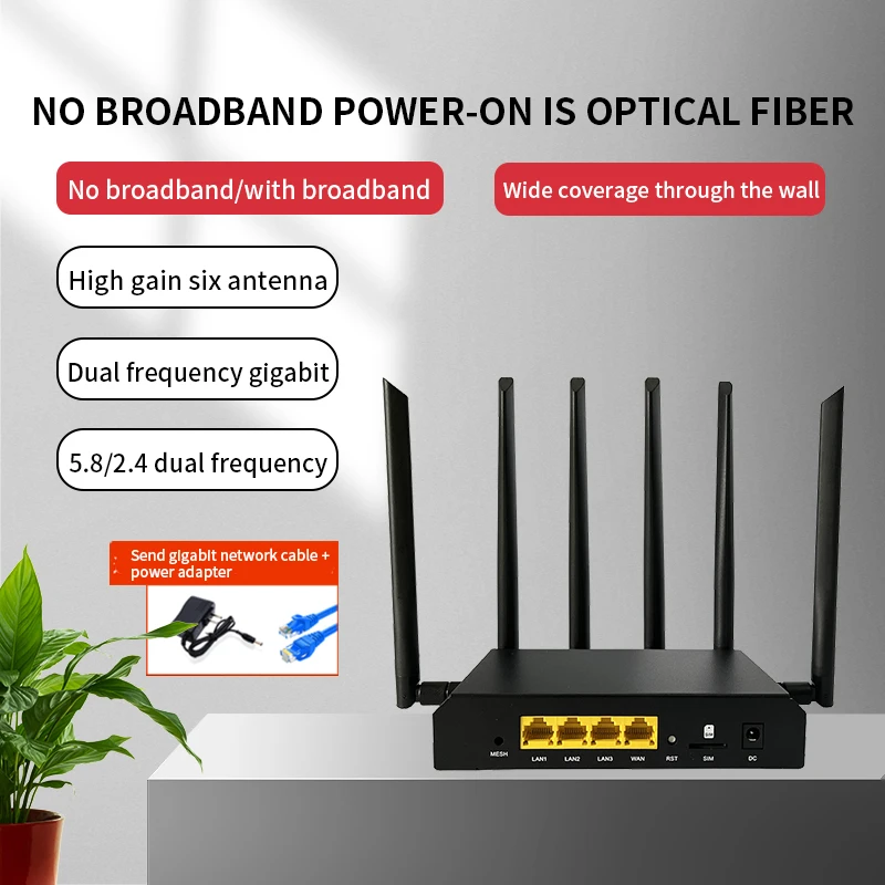CAT 12 4G WiFi беспроводной 4g lte маршрутизатор с сим-картой Двухдиапазонный 600 Мбит/с