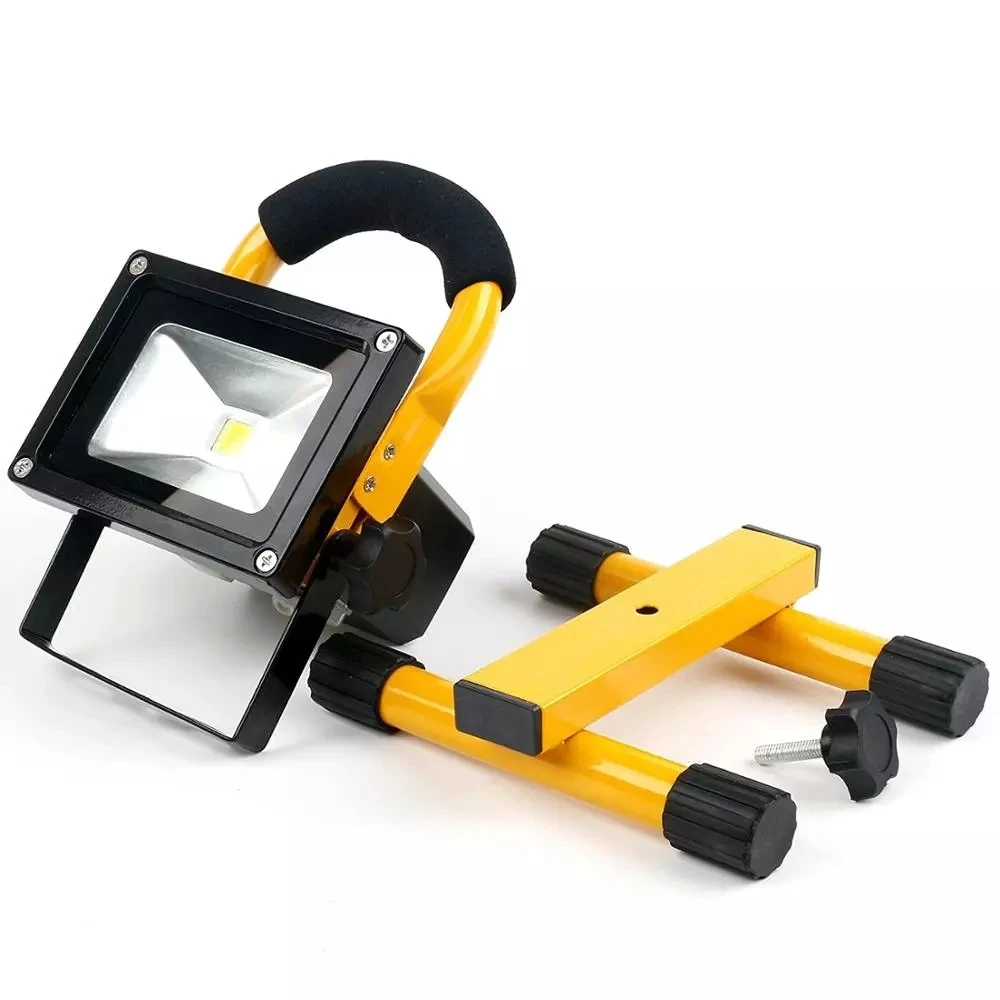 Portable Rechargeable 14.8V 8800mAh Battery Powered 50W Outdoor Camping Emergency LED Flood Work Light for Car Vessel