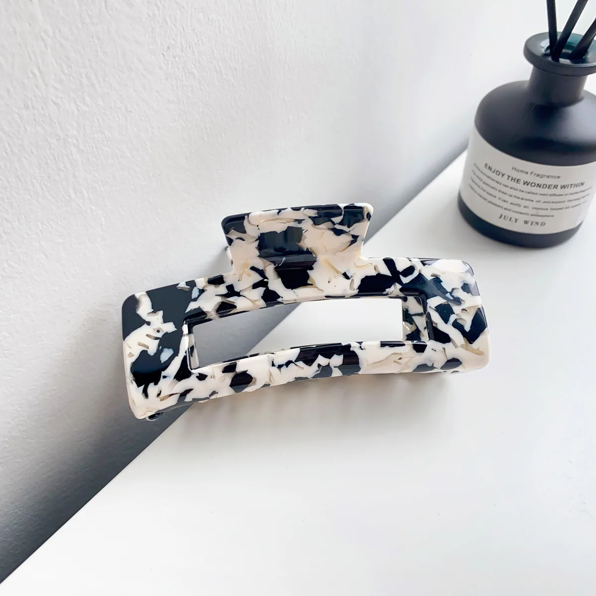 Tracy & Herry Korean Fashion Acetic Acid Grab Clip Large Hair Claw Back Head Hairclip Retro Hairpin Shark Clip