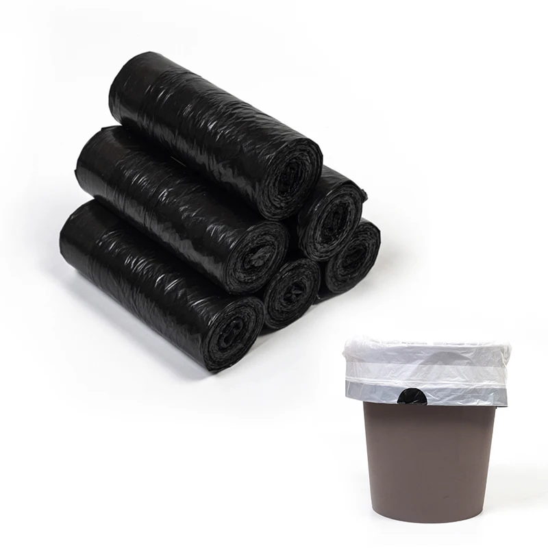 OEM Large Trash Bags With Drawstring Handle Factory Price 4 15 20 30 45 50 65 Gallon Recyclable Garbage Bag From China Supplier