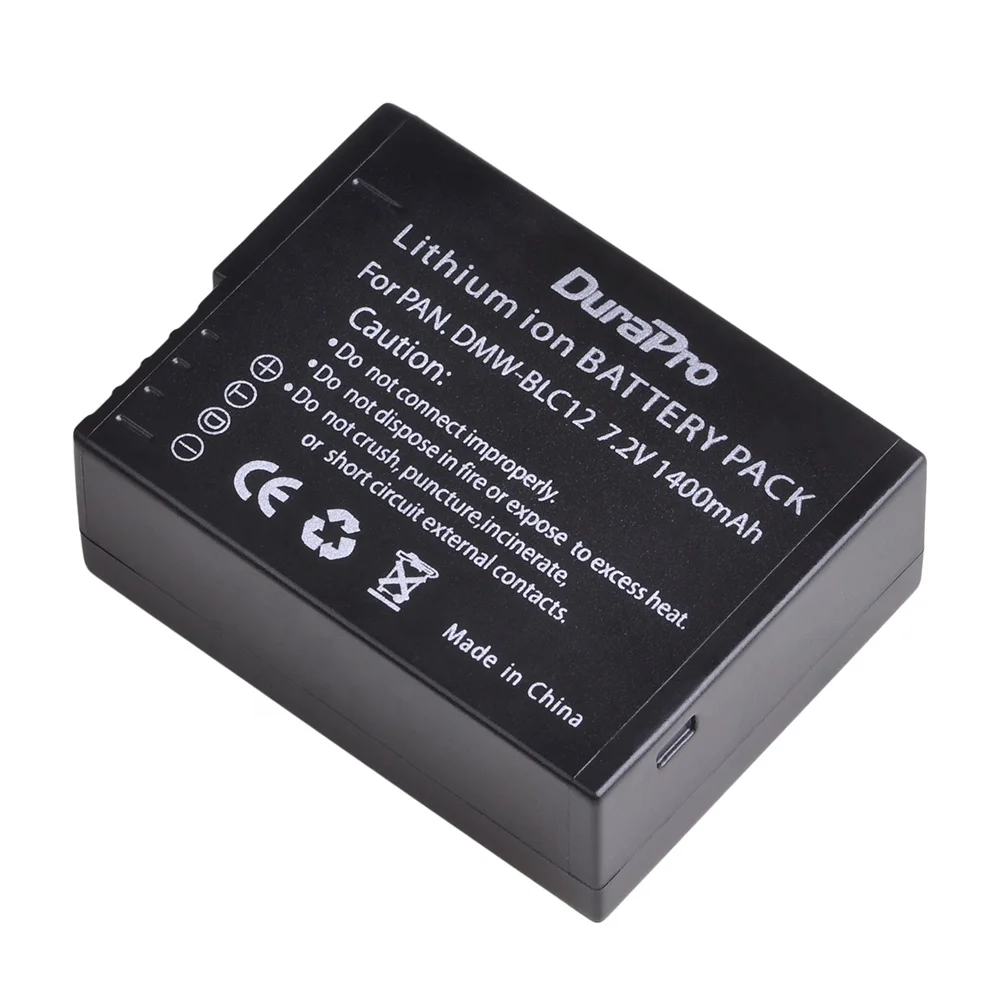 
DMW-BLC12 DMWBLC12 BLC12E BP-DC12 BPDC12 Camera Battery for Panasonic DC12U DMC GH2 G5 G6 V-LUX4 DMC-GH2 FZ1000 FZ200 