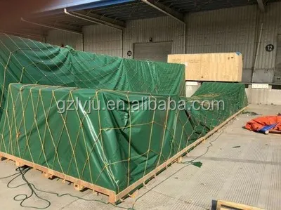  Обычай тяжелых 450gsm 610gsm армированного ПВХ покрытием полиэстер ткань 7 