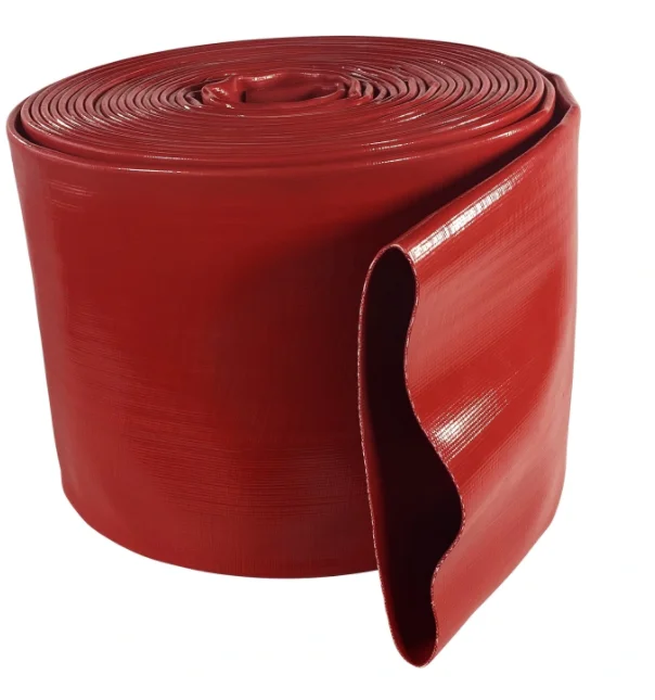 Agriculture Water Pipe Laying Flat Tube PVC Plastic Sunny Fire Fighting Hose 30M