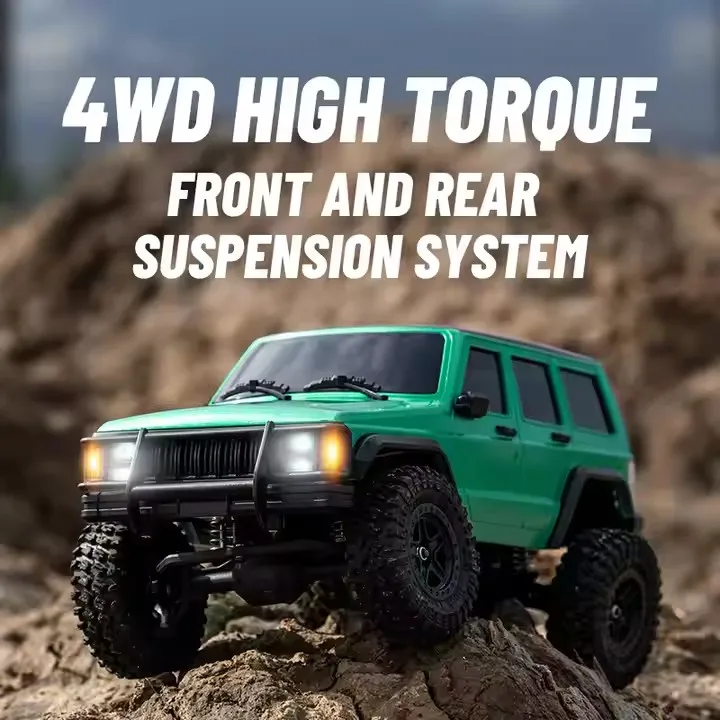 JJRC C8809 1/18 RC автомобиль Cherokee Multi-terrain 2 4G пульт дистанционного управления светодиодный свет полномасштабный Wrangler скалолазный
