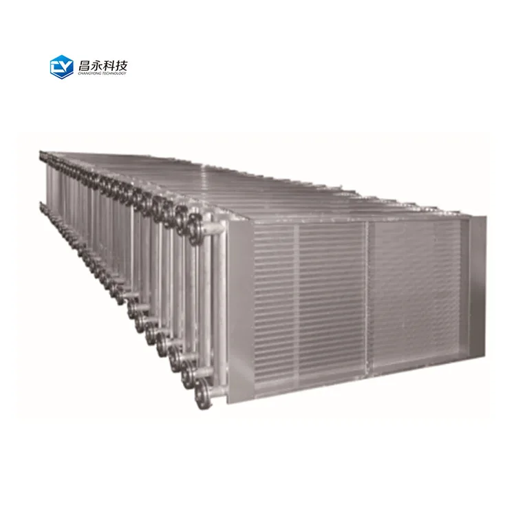 Timely delivery tube and fin heat exchanger cooling coil