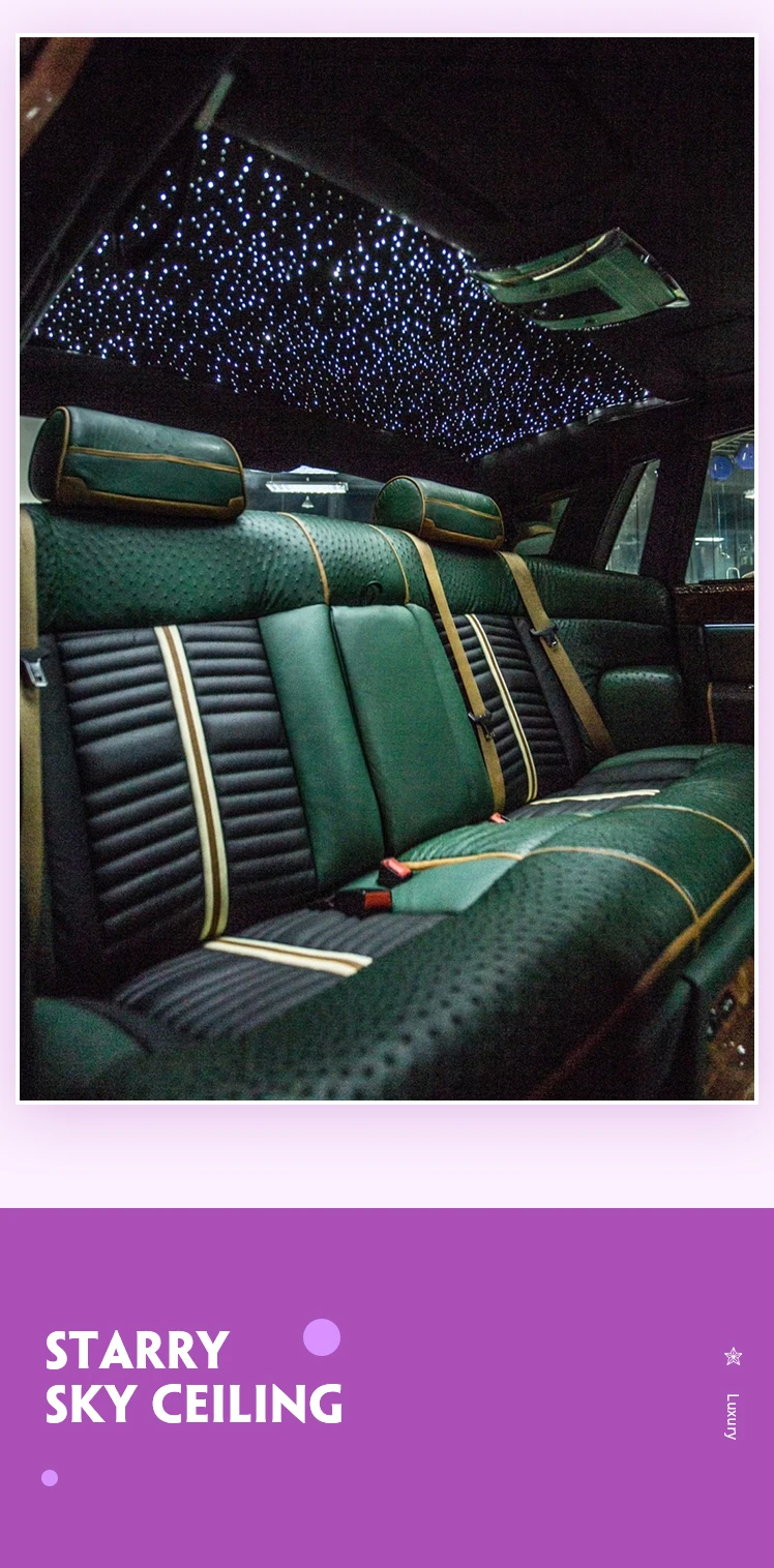 starlight headliner with shooting star machine patterns