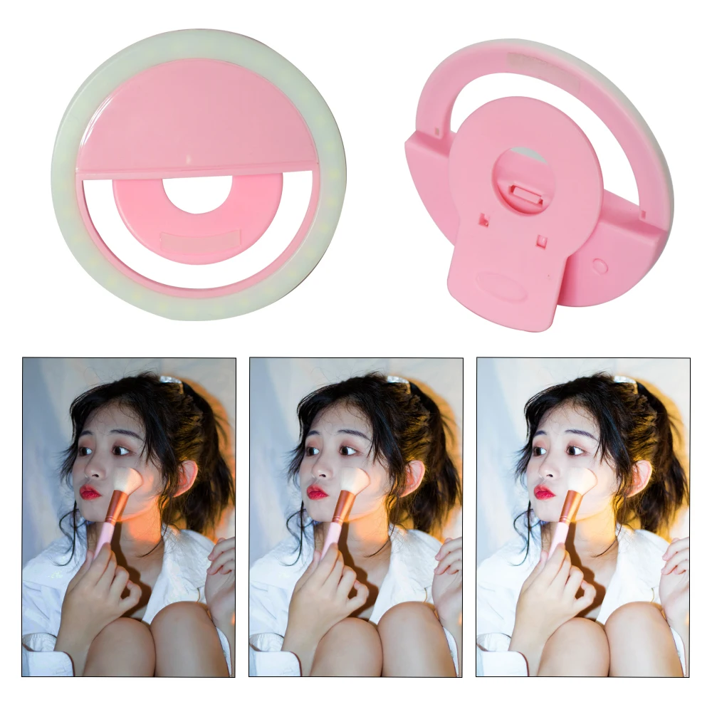 2020 Newest Best Camera Mobile Phone Aros De Luz Led Par Fot Selfi Battery 3-Level Brightness Makeup Led Selfie Ring Light