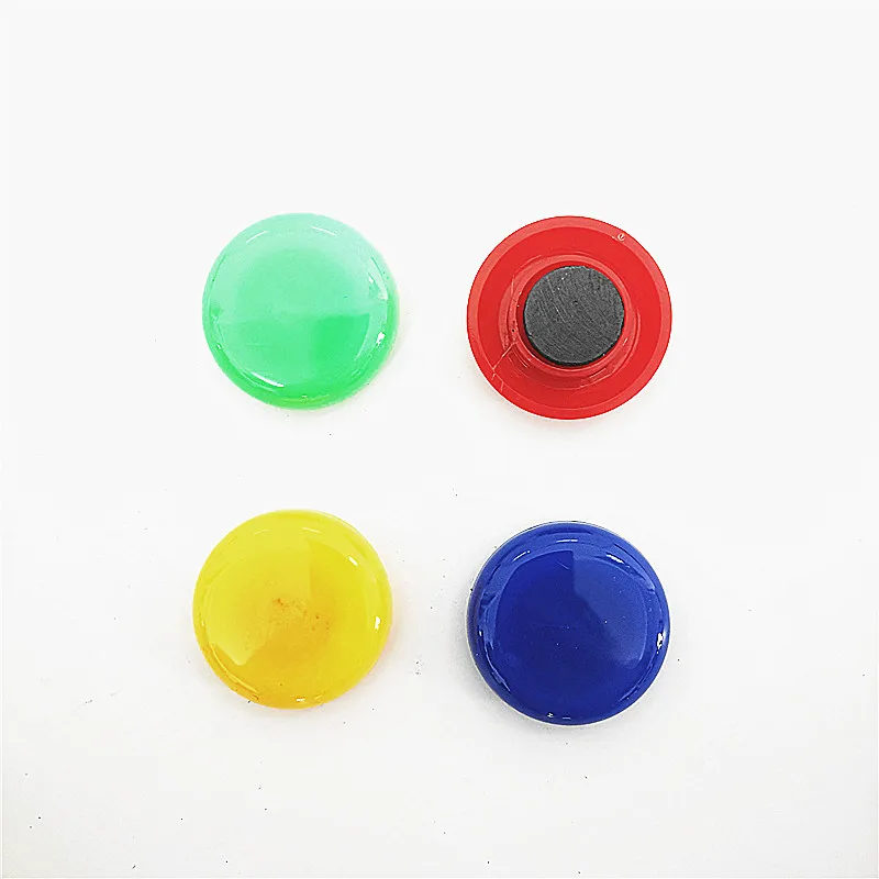 High quality colorful whiteboard magnets permanent ferrite magnet 40mm small size