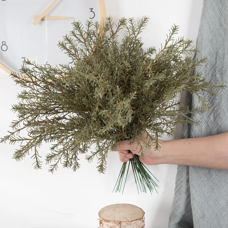 YC1088 Artificial Flower Plant  rosemary bundle New Design for Home Office Desk Bathroom Bedroom Greenery Decoration