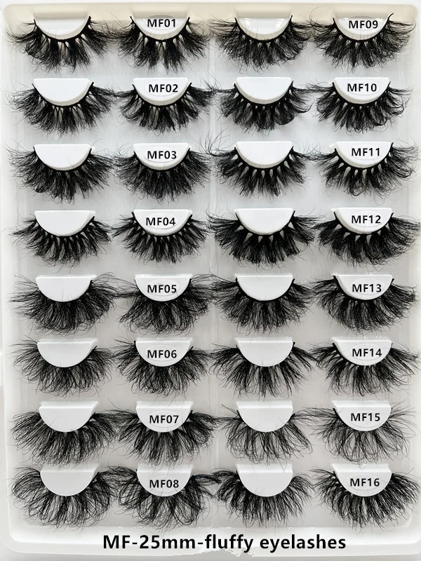 Free sample thick fluffy 3D mink eyelash 15mm 20mm  22 mm 25mm mink lashes cheaper price 25 mm mink lasheswholesale vendor
