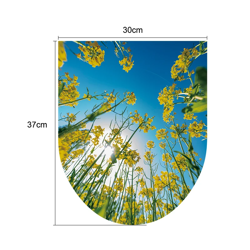 Bathroom toilet decal stickers for toilet seat cover waterproof stickers for bathroom sticker