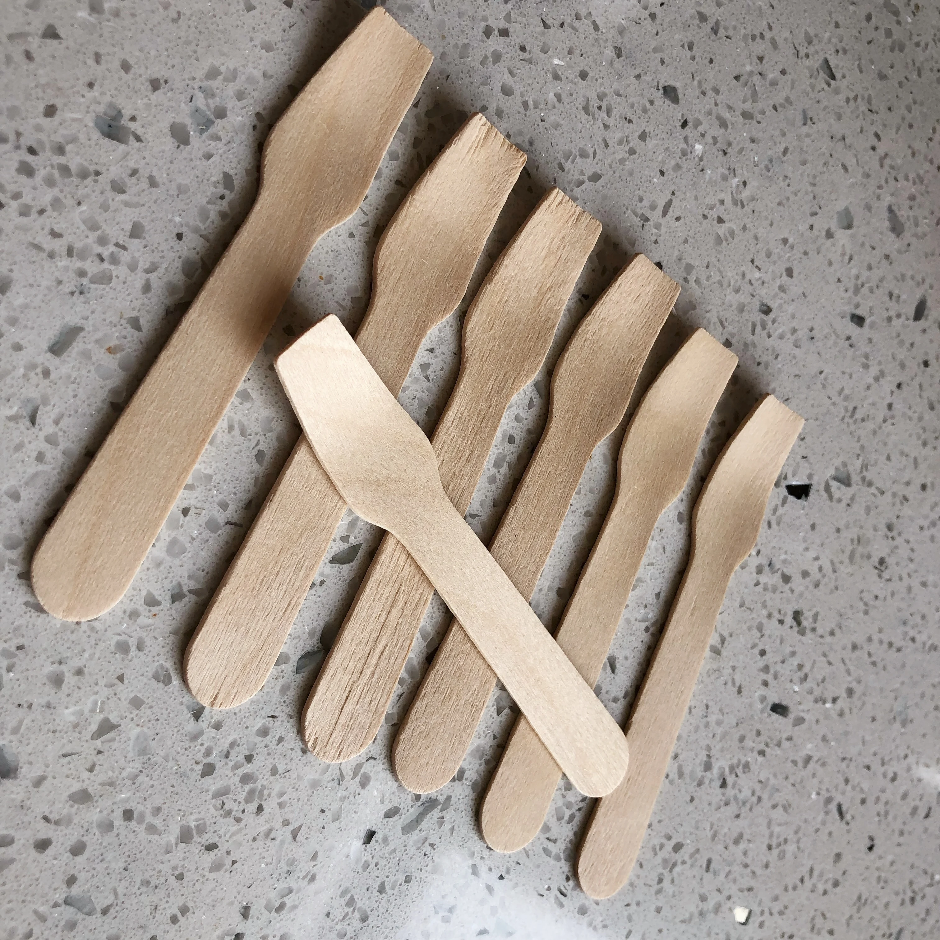 Eco-friendly Kitchen Accessories Wholesale Wooden Strong Knife Fork Spoons For Food dalian daylight wood