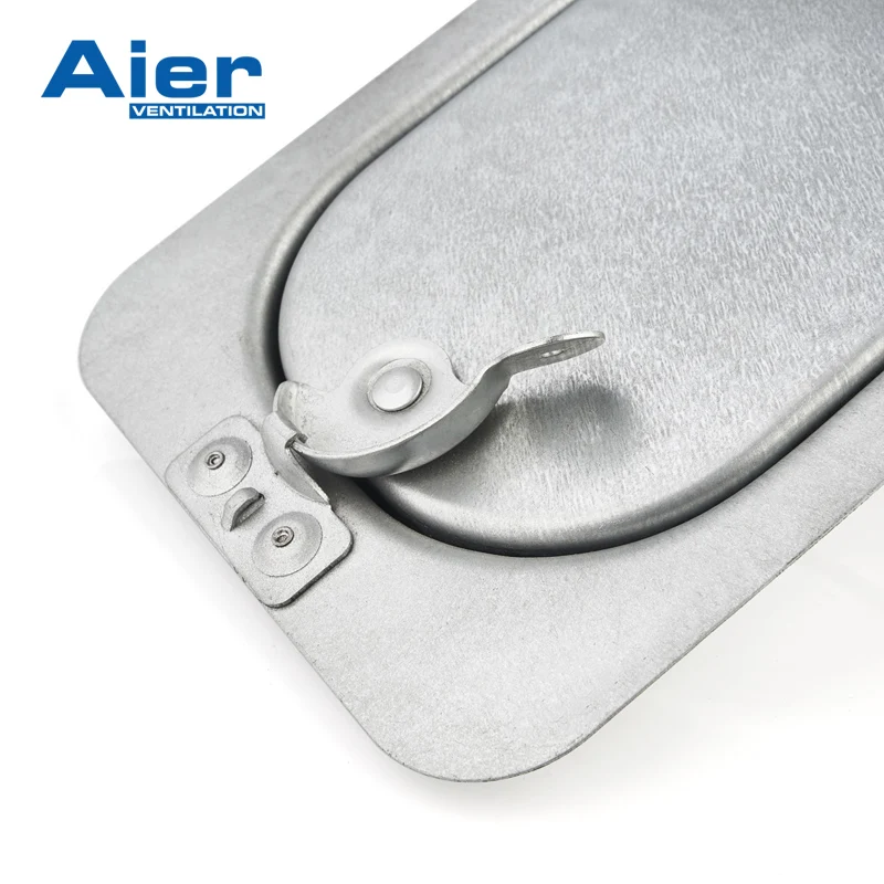 HVAC System Low Leakage PUR rubber gasket Flat Rectangular Duct Access Door