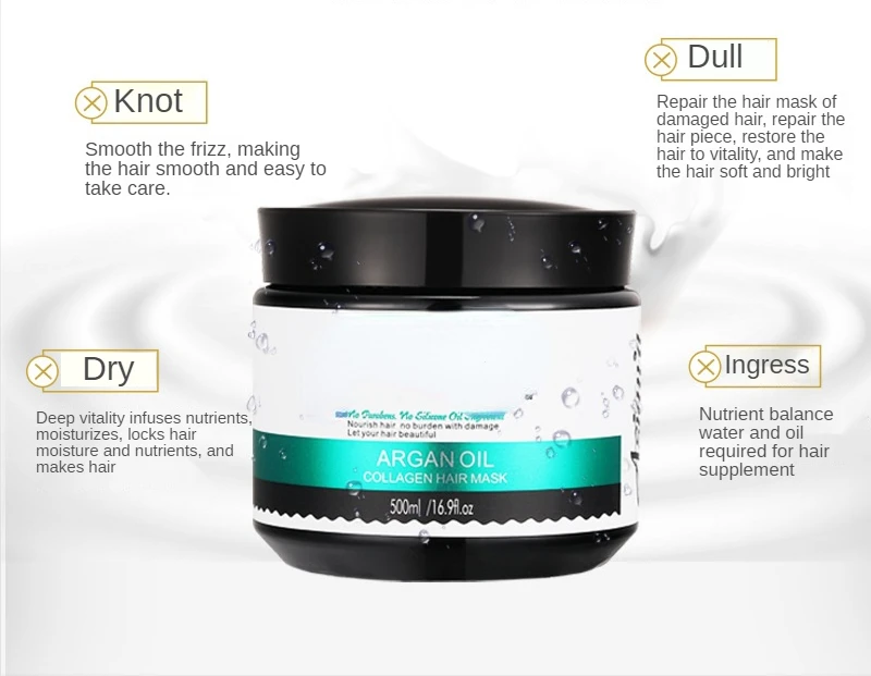 Кондиционер для волос с кератином и марокканским маслом